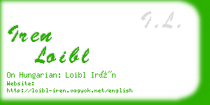 iren loibl business card